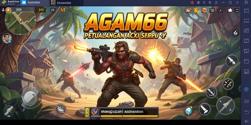 Screenshot AGAM66 menampilkan aksi seru dari gameplay mendebarkan.