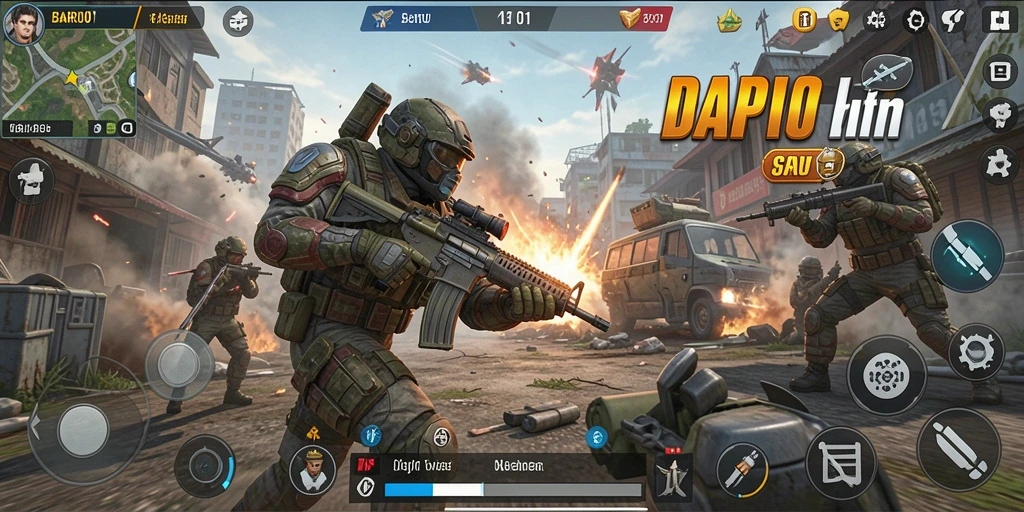 Screenshot dari gameplay seru BARU01 menunjukkan aksi menegangkan.