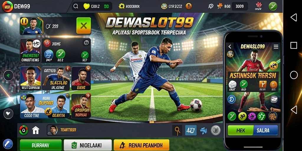 Tampilan gameplay DEWASLOT99 dengan pilihan taruhan olahraga yang beragam.