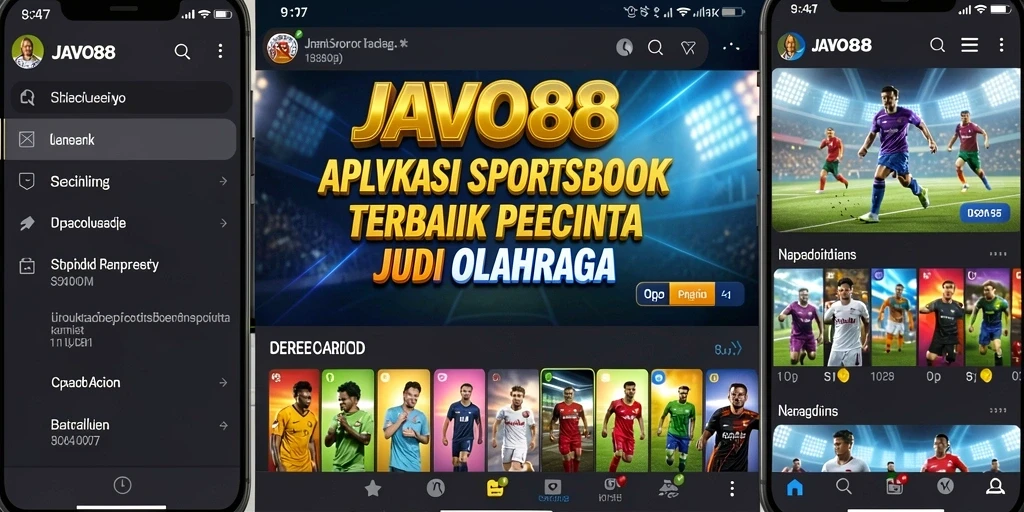 Screenshot utama dari gameplay Sportsbook JAVO88 menunjukkan antarmuka yang responsif dan mudah digunakan.