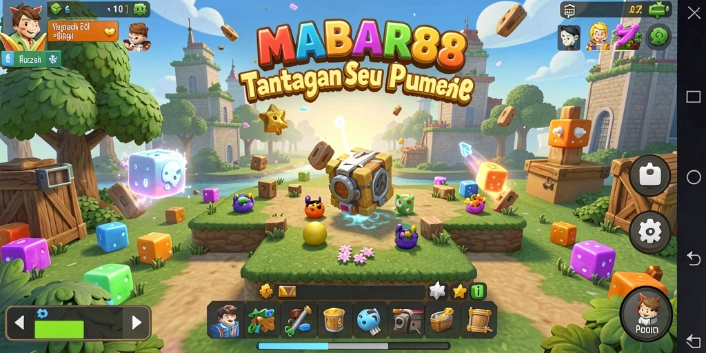 Tampilan gameplay seru dari MABAR88 dengan berbagai tantangan puzzle.