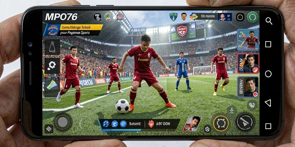 Gameplay seru MPO76 yang menampilkan aksi olahraga menegangkan.