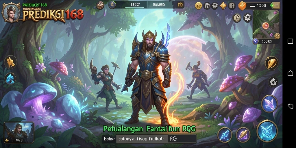 Screenshot menampilkan momen aksi seru dalam gameplay RPG.