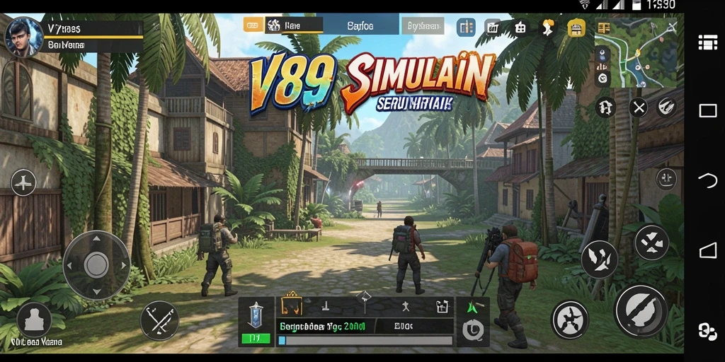 Tampilan gameplay V89 yang menampilkan interaksi menarik dalam simulasi.