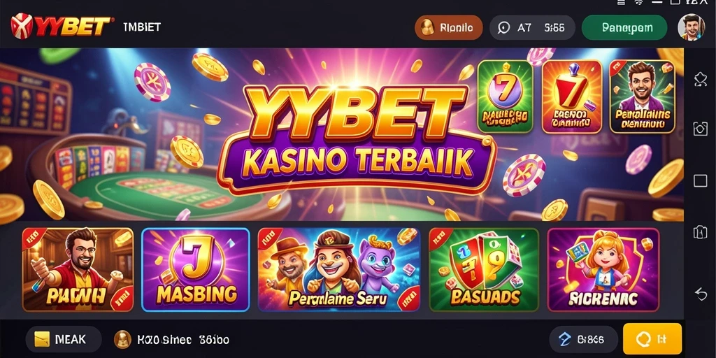 Tampilan gameplay kasino yang mendebarkan dan menarik di YYBET.